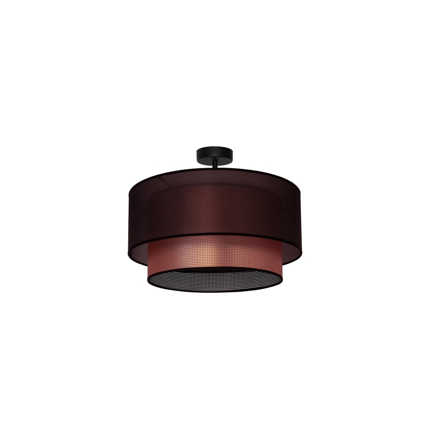 Duolla - Ytmonterad ljuskrona COPPER SHINY 1xE27/15W/230V diameter 45 cm brun/koppar
