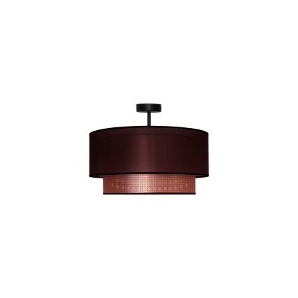 Duolla - Ytmonterad ljuskrona COPPER SHINY 1xE27/15W/230V diameter 45 cm brun/koppar