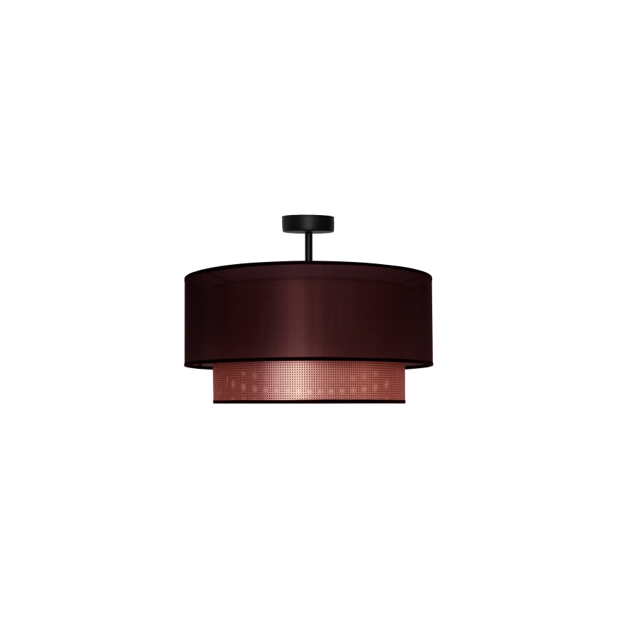 Duolla - Ytmonterad ljuskrona COPPER SHINY 1xE27/15W/230V diameter 45 cm brun/koppar