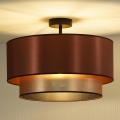 Duolla - Ytmonterad ljuskrona COPPER SHINY 1xE27/15W/230V diameter 45 cm koppar