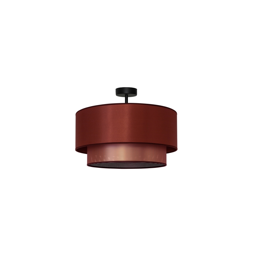 Duolla - Ytmonterad ljuskrona COPPER SHINY 1xE27/15W/230V diameter 45 cm koppar