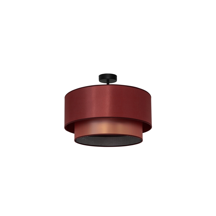 Duolla - Ytmonterad ljuskrona COPPER SHINY 1xE27/15W/230V diameter 45 cm koppar