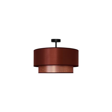 Duolla - Ytmonterad ljuskrona COPPER SHINY 1xE27/15W/230V diameter 45 cm koppar