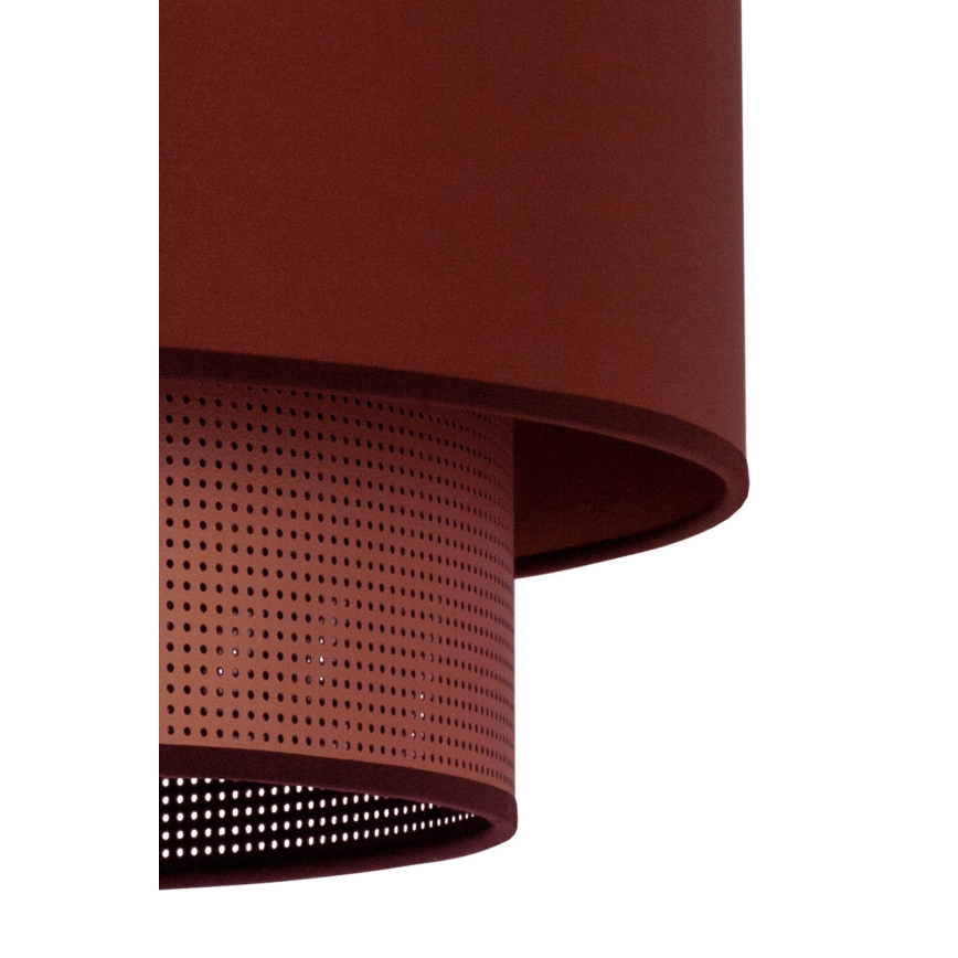 Duolla - Ytmonterad ljuskrona COPPER SHINY 1xE27/15W/230V diameter 45 cm koppar