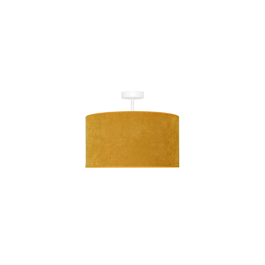 Duolla - Ytmonterad ljuskrona CORDUROY 1xE27/15W/230V diameter 40 cm gul