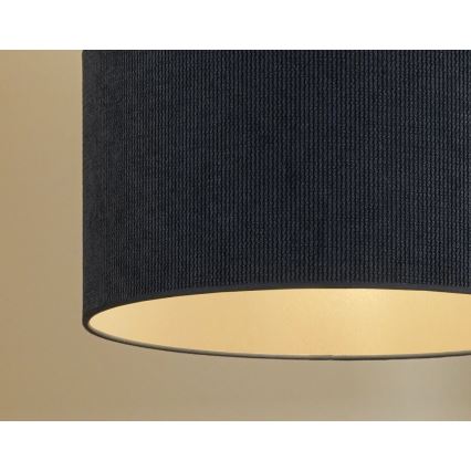 Duolla - Ytmonterad ljuskrona CORDUROY 1xE27/15W/230V diameter 40 cm mörkblå