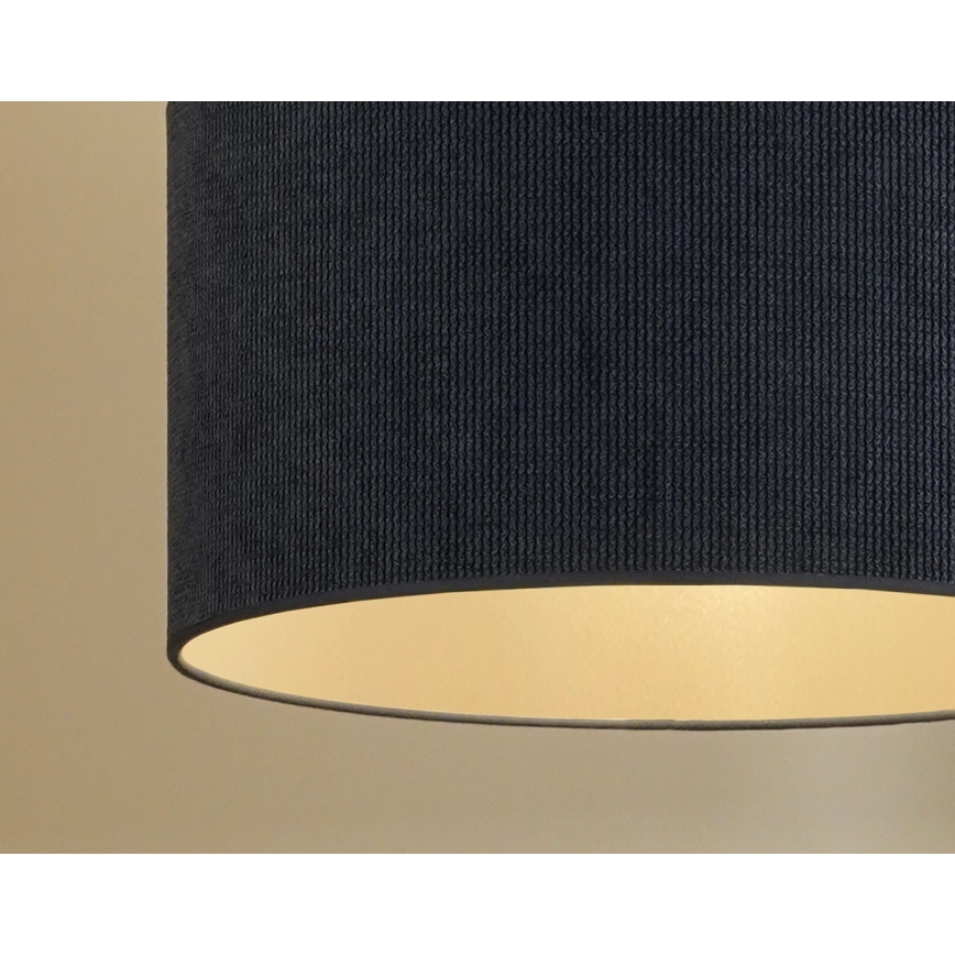 Duolla - Ytmonterad ljuskrona CORDUROY 1xE27/15W/230V diameter 40 cm mörkblå