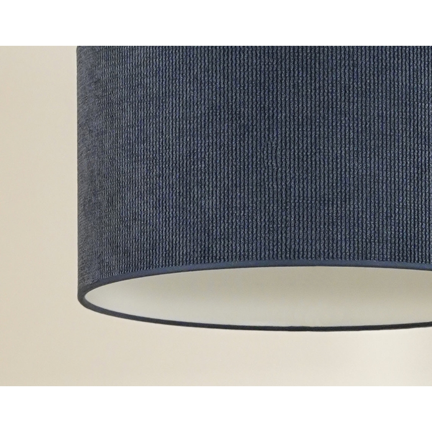 Duolla - Ytmonterad ljuskrona CORDUROY 1xE27/15W/230V diameter 40 cm mörkblå