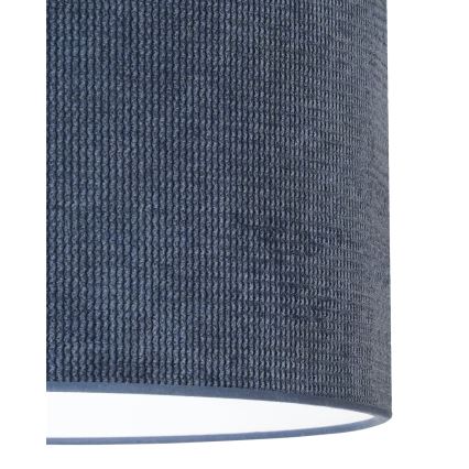 Duolla - Ytmonterad ljuskrona CORDUROY 1xE27/15W/230V diameter 40 cm mörkblå