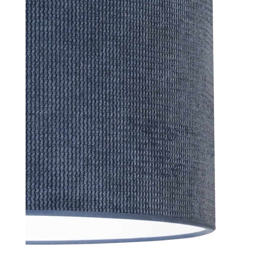 Duolla - Ytmonterad ljuskrona CORDUROY 1xE27/15W/230V diameter 40 cm mörkblå