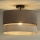 Duolla - Ytmonterad ljuskrona DOUBLE 1xE27/15W/230V diameter 40 cm brun/grå