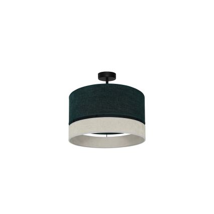 Duolla - Ytmonterad ljuskrona DOUBLE 1xE27/15W/230V diameter 40 cm grön/grå