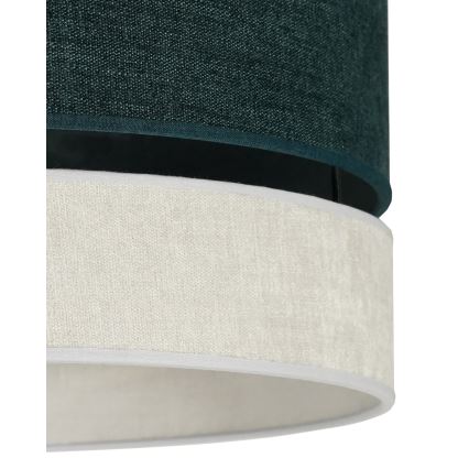 Duolla - Ytmonterad ljuskrona DOUBLE 1xE27/15W/230V diameter 40 cm grön/grå