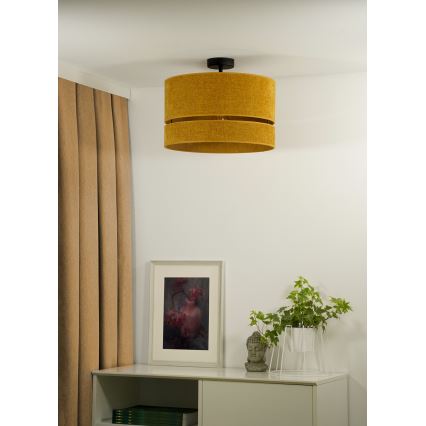 Duolla - Ytmonterad ljuskrona DOUBLE 1xE27/15W/230V diameter 40 cm orange