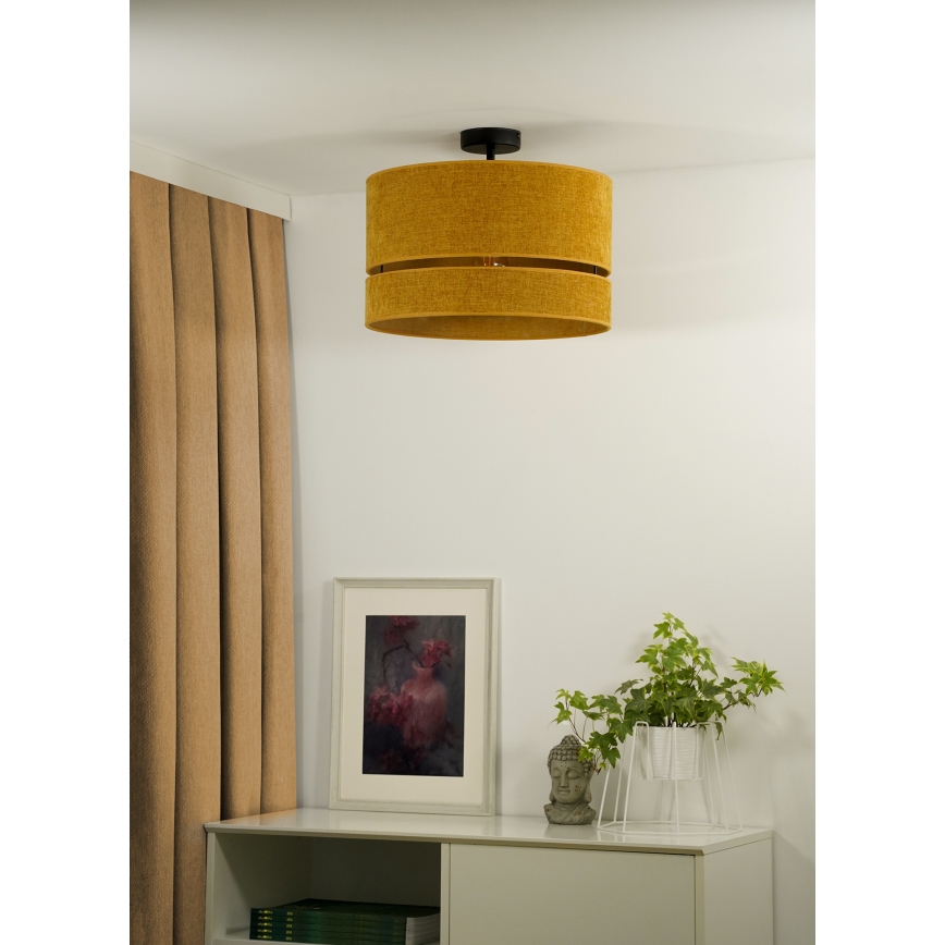 Duolla - Ytmonterad ljuskrona DOUBLE 1xE27/15W/230V diameter 40 cm orange