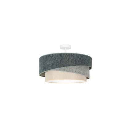Duolla - Ytmonterad ljuskrona KOBO ECO RECYCLING 1xE27/15W/230V diameter 45 cm grön/grå/grädde