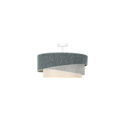 Duolla - Ytmonterad ljuskrona KOBO ECO RECYCLING 1xE27/15W/230V diameter 45 cm grön/grå/grädde
