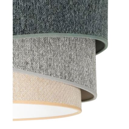 Duolla - Ytmonterad ljuskrona KOBO ECO RECYCLING 1xE27/15W/230V diameter 45 cm grön/grå/grädde