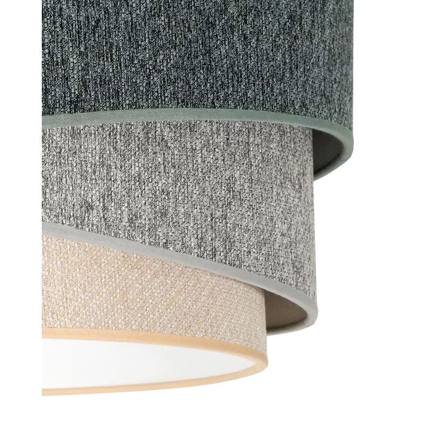 Duolla - Ytmonterad ljuskrona KOBO ECO RECYCLING 1xE27/15W/230V diameter 45 cm grön/grå/grädde