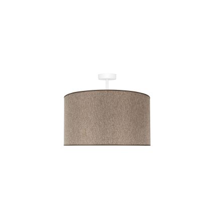 Duolla - Ytmonterad ljuskrona ROLLER ECO RECYCLING 1xE27/15W/230V diameter 45 cm brun