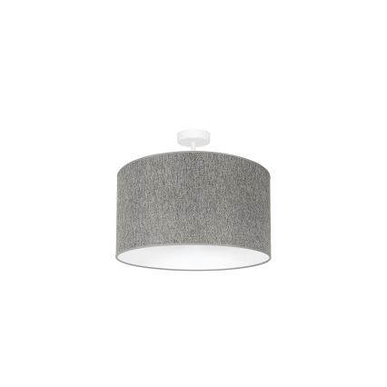 Duolla - Ytmonterad ljuskrona ROLLER ECO RECYCLING 1xE27/15W/230V diameter 45 cm grå