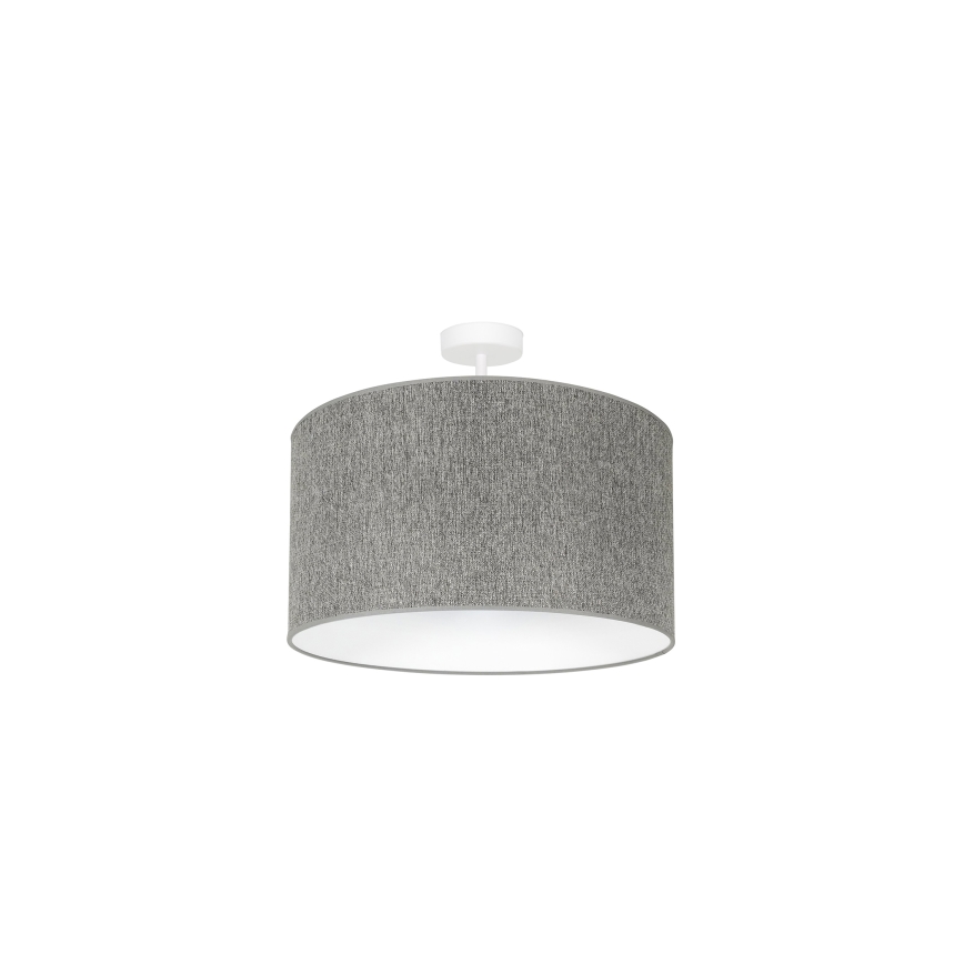 Duolla - Ytmonterad ljuskrona ROLLER ECO RECYCLING 1xE27/15W/230V diameter 45 cm grå