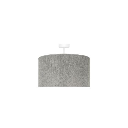 Duolla - Ytmonterad ljuskrona ROLLER ECO RECYCLING 1xE27/15W/230V diameter 45 cm grå
