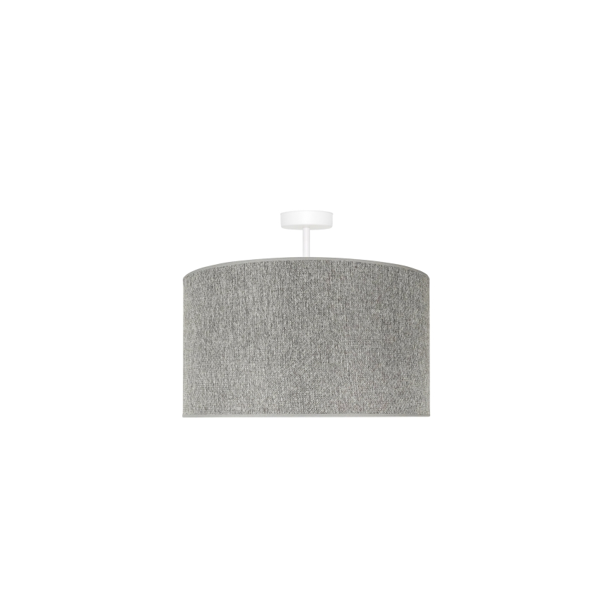 Duolla - Ytmonterad ljuskrona ROLLER ECO RECYCLING 1xE27/15W/230V diameter 45 cm grå