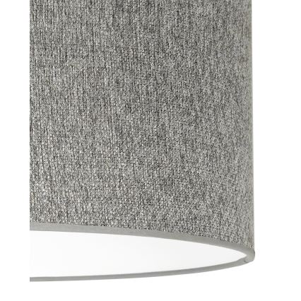 Duolla - Ytmonterad ljuskrona ROLLER ECO RECYCLING 1xE27/15W/230V diameter 45 cm grå