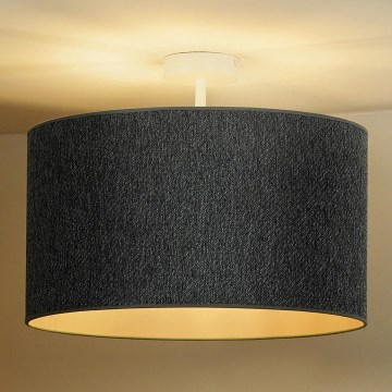Duolla - Ytmonterad ljuskrona ROLLER ECO RECYCLING 1xE27/15W/230V diameter 45 cm grön