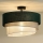 Duolla - Ytmonterad ljuskrona TRIO 1xE27/15W/230V diameter 45 cm grön/grå/vit