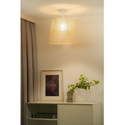 Duolla - Ytmonterad ljuskrona YUTE 1xE27/15W/230V diameter 38 cm grå