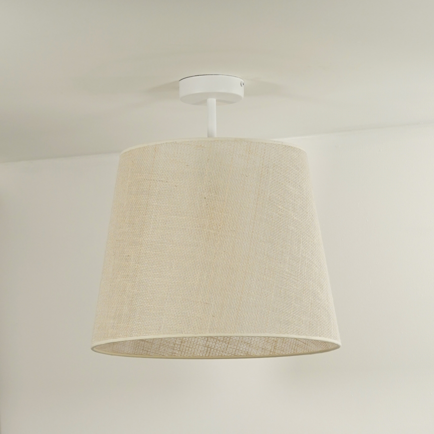Duolla - Ytmonterad ljuskrona YUTE 1xE27/15W/230V diameter 38 cm grå