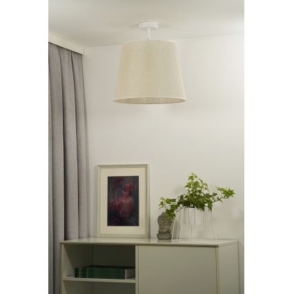 Duolla - Ytmonterad ljuskrona YUTE 1xE27/15W/230V diameter 38 cm grå