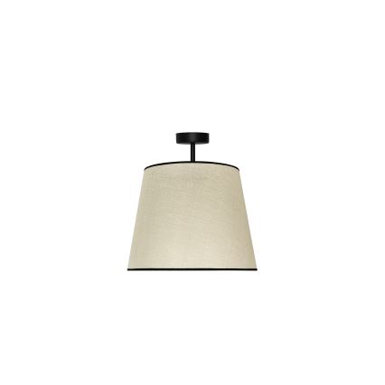 Duolla - Ytmonterad ljuskrona YUTE 1xE27/15W/230V diameter 38 cm grå/svart