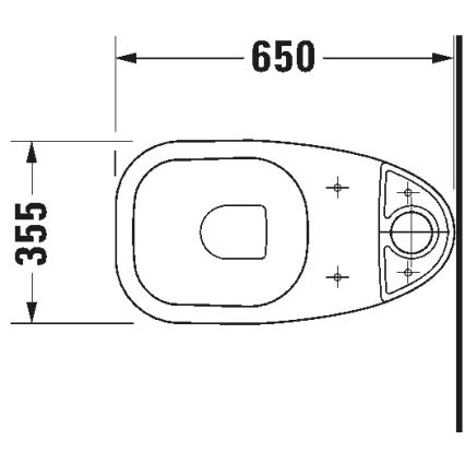 Duravit 21110100002 - WC-kombi D-CODE keramik/glänsande vit