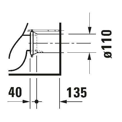 Duravit 21150900002 - Stående WC D-CODE keramik/blankvit