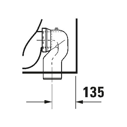 Duravit 21150900002 - Stående WC D-CODE keramik/blankvit