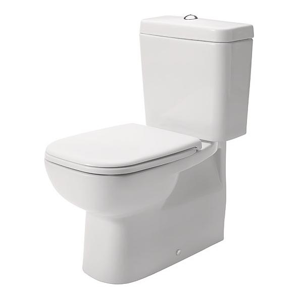 Duravit 21180900002 - WC-kombination D-CODE, keramik i högblank vit