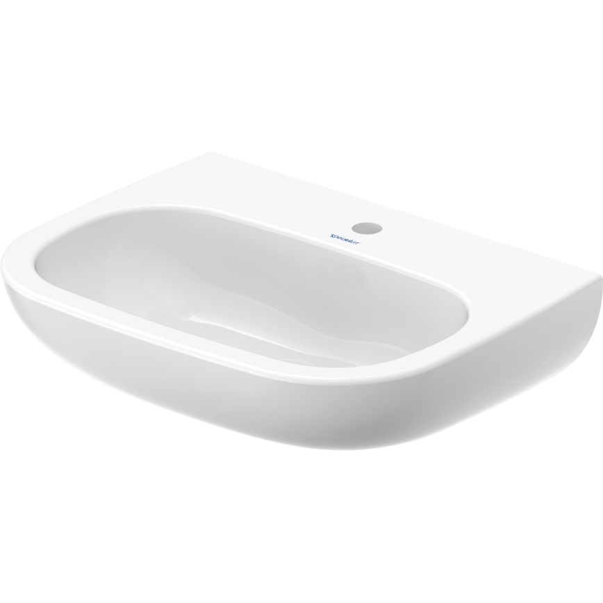 Duravit 23116000002 - Vägghängt tvättställ D-CODE 60x46 cm keramik/högblank vit
