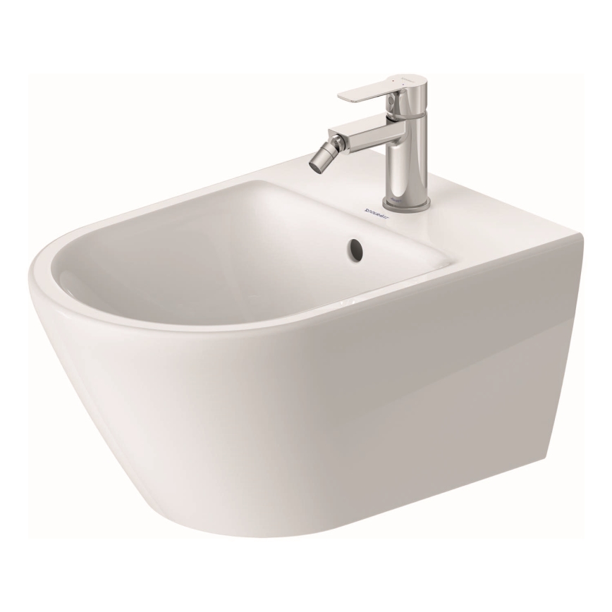 Duravit 27271500002 - Vägghängd bidé D-CODE keramik/högblank vit