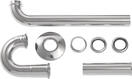 Duravit 50260000 - Tvättställssifon UNIVERSAL blank krom