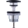 Duravit 50791300 - Bottenventil för tvättställ PUSH-OPEN Ø 6,5 cm matt antracit