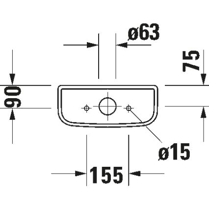 Duravit 927000004 - Spolcistern för WC D-CODE 6/3l keramik/vit
