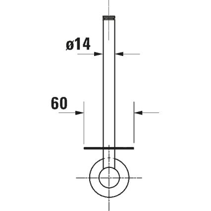 Duravit 99151000 - Toalettpappershållare D-CODE polerad krom