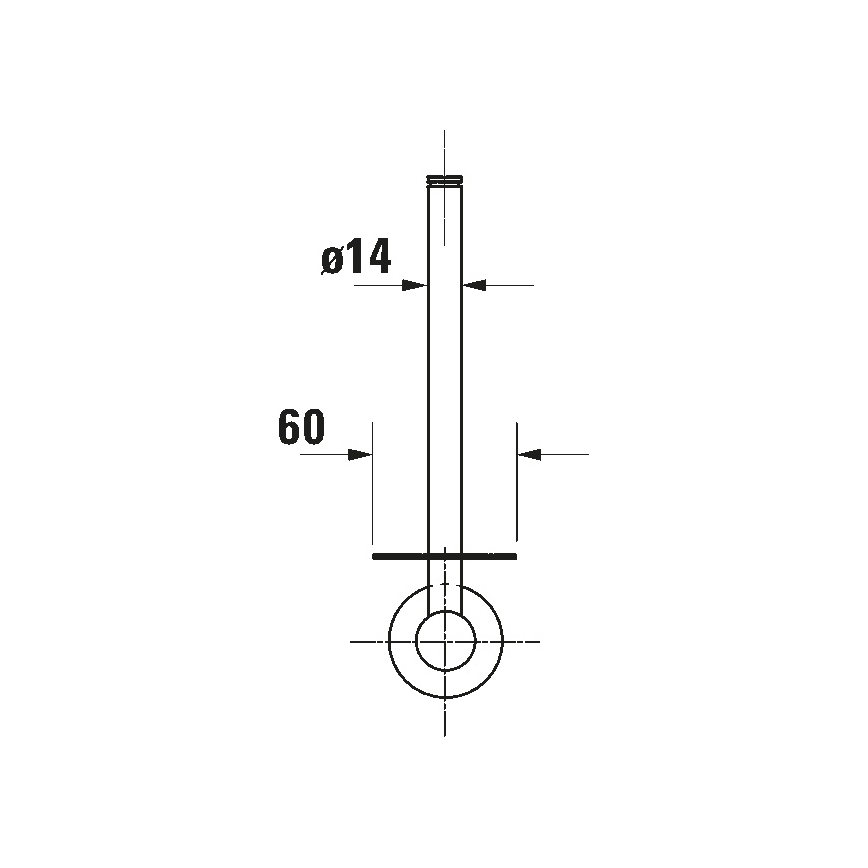 Duravit 99151000 - Toalettpappershållare D-CODE polerad krom