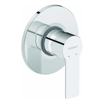 Duravit DC4210007010 - Duschblandare för inbyggd installation D-CODE polerad krom