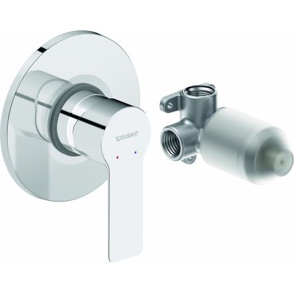 Duravit DC4210007010 - Duschblandare för inbyggd installation D-CODE polerad krom