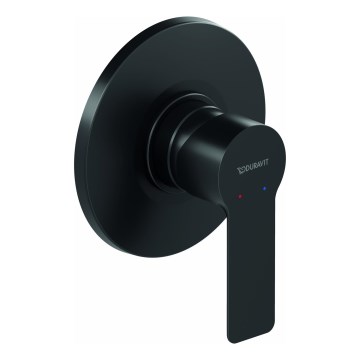 Duravit DC4210007046 - Duschblandare för inbyggd installation D-CODE matt svart