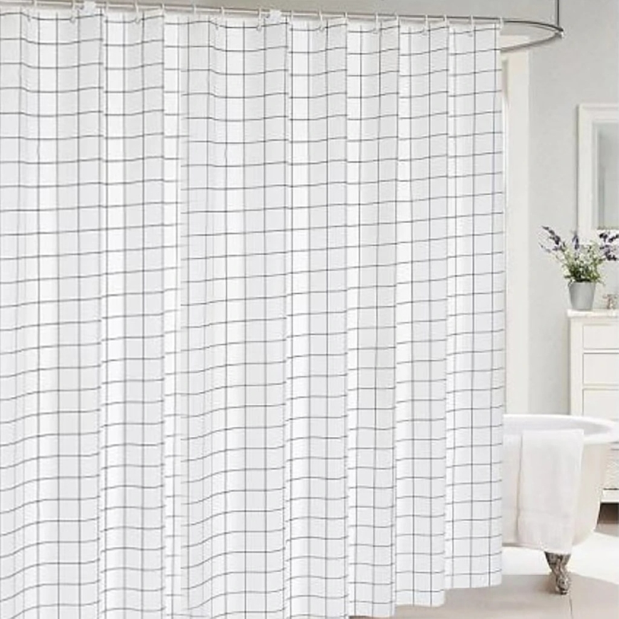 Dusch gardin TORO EASY 178x199 cm vit/svart